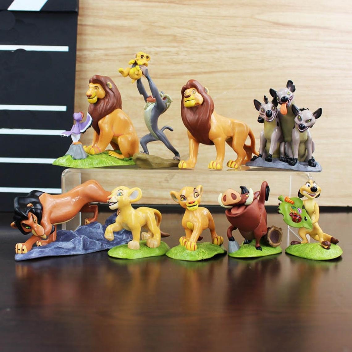 Universal - 5~9cm Mignon 9/lot de jouets éducatifs pour enfants décorés par le Roi Lion Action Figures | Jouets pour enfants jouets rois(Coloré) - Mangas