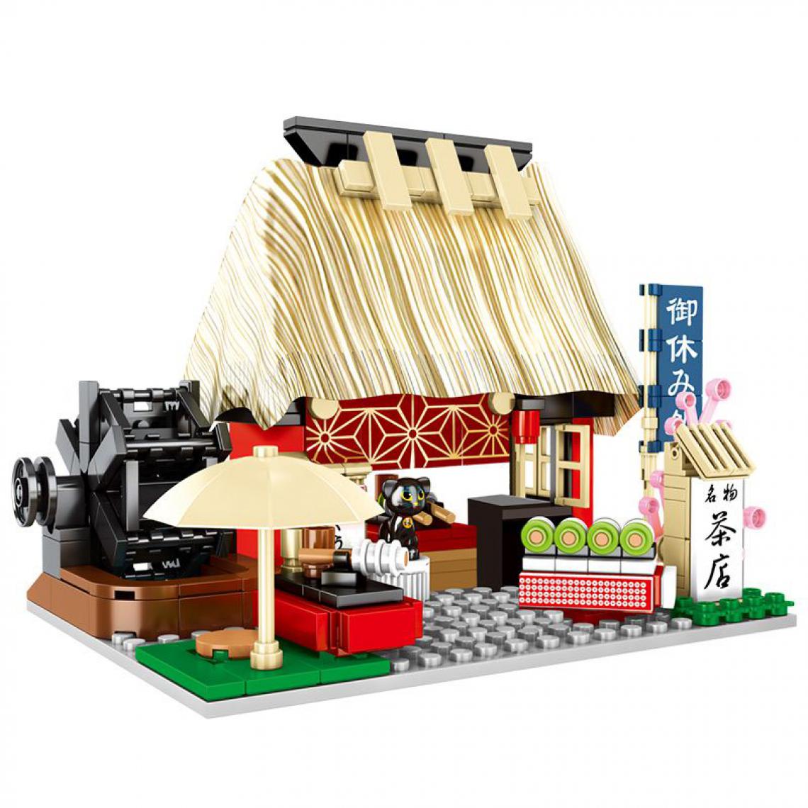 Generic - Jouet de construction SEMBO Salon de thé japonais 28*21*5.8 cm -Blanc  - Briques et blocs