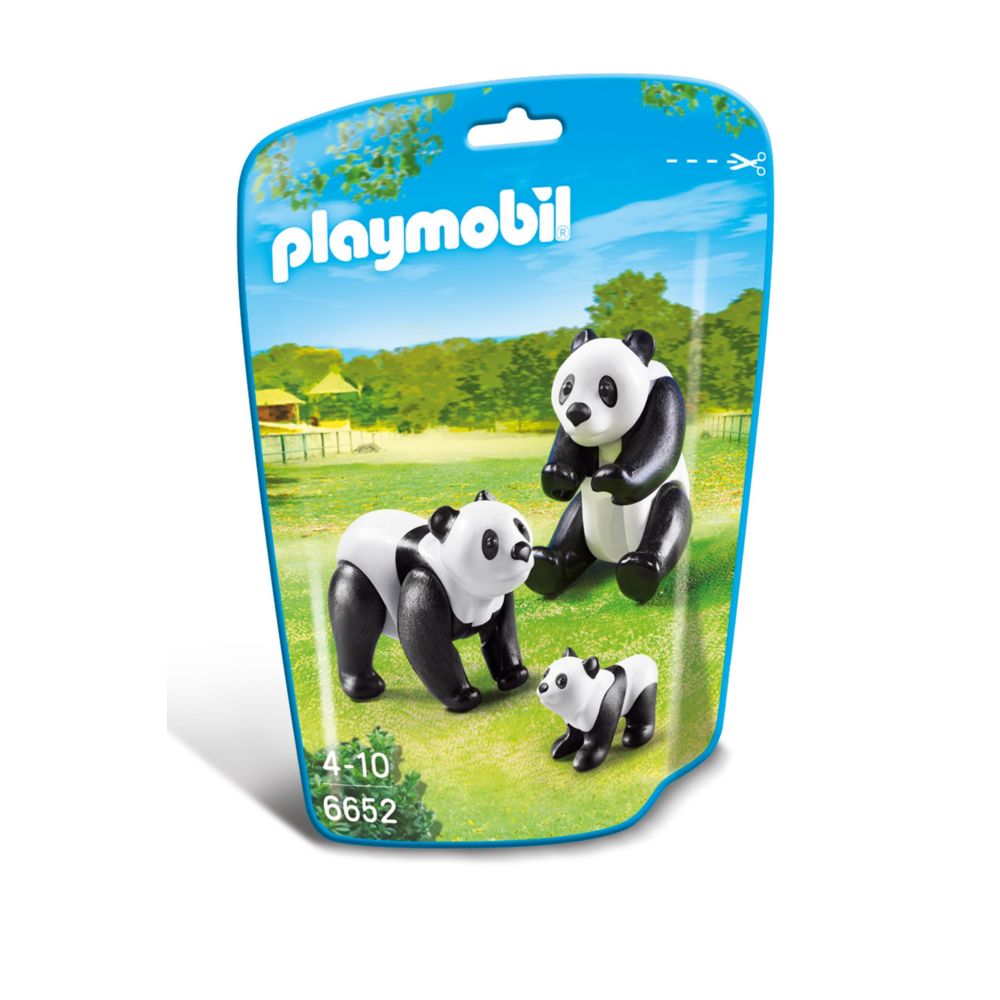 Playmobil - CITY LIFE - Famille de pandas - Playmobil