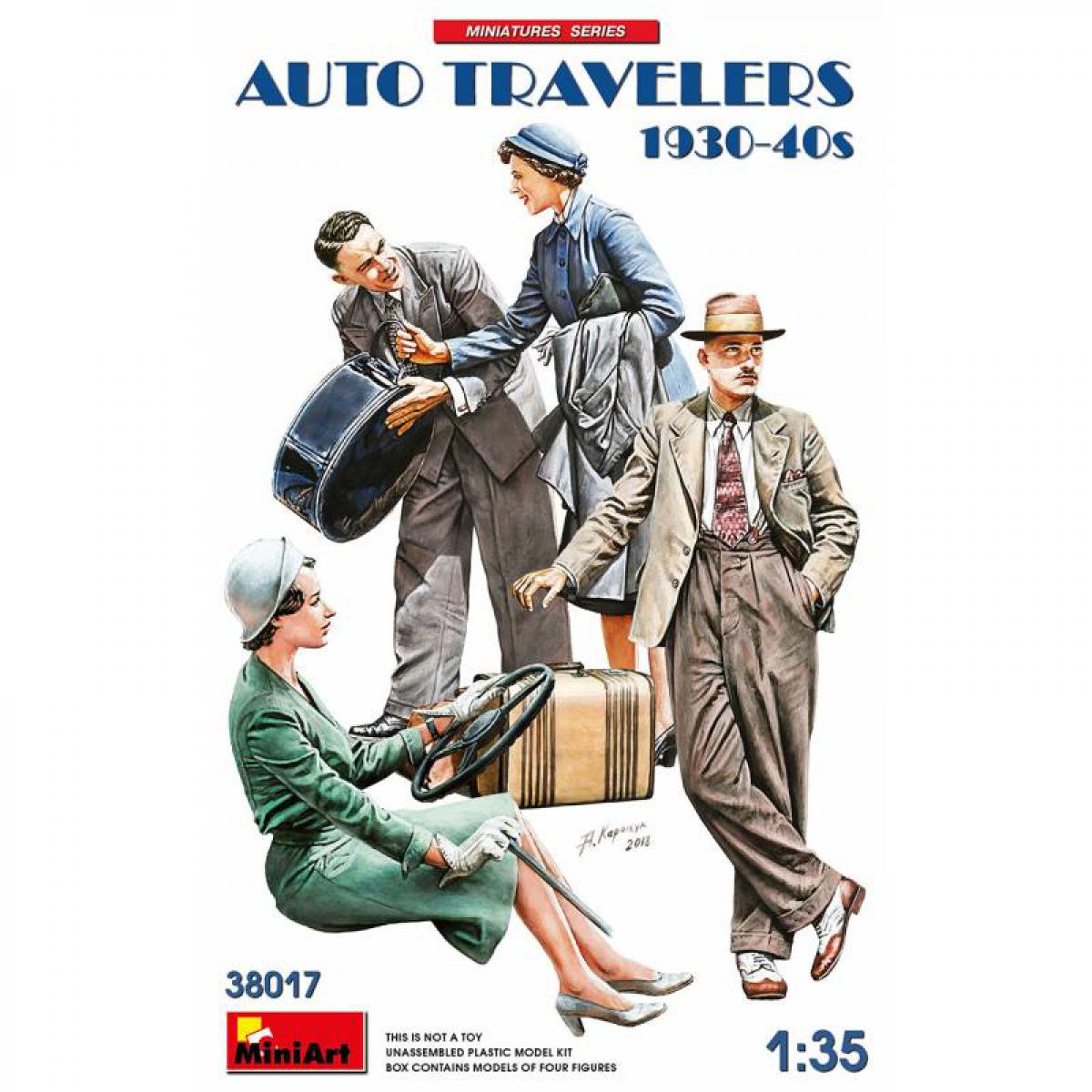 Mini Art - Figurine Mignature Auto Travelers 1930-40s - Figurines militaires