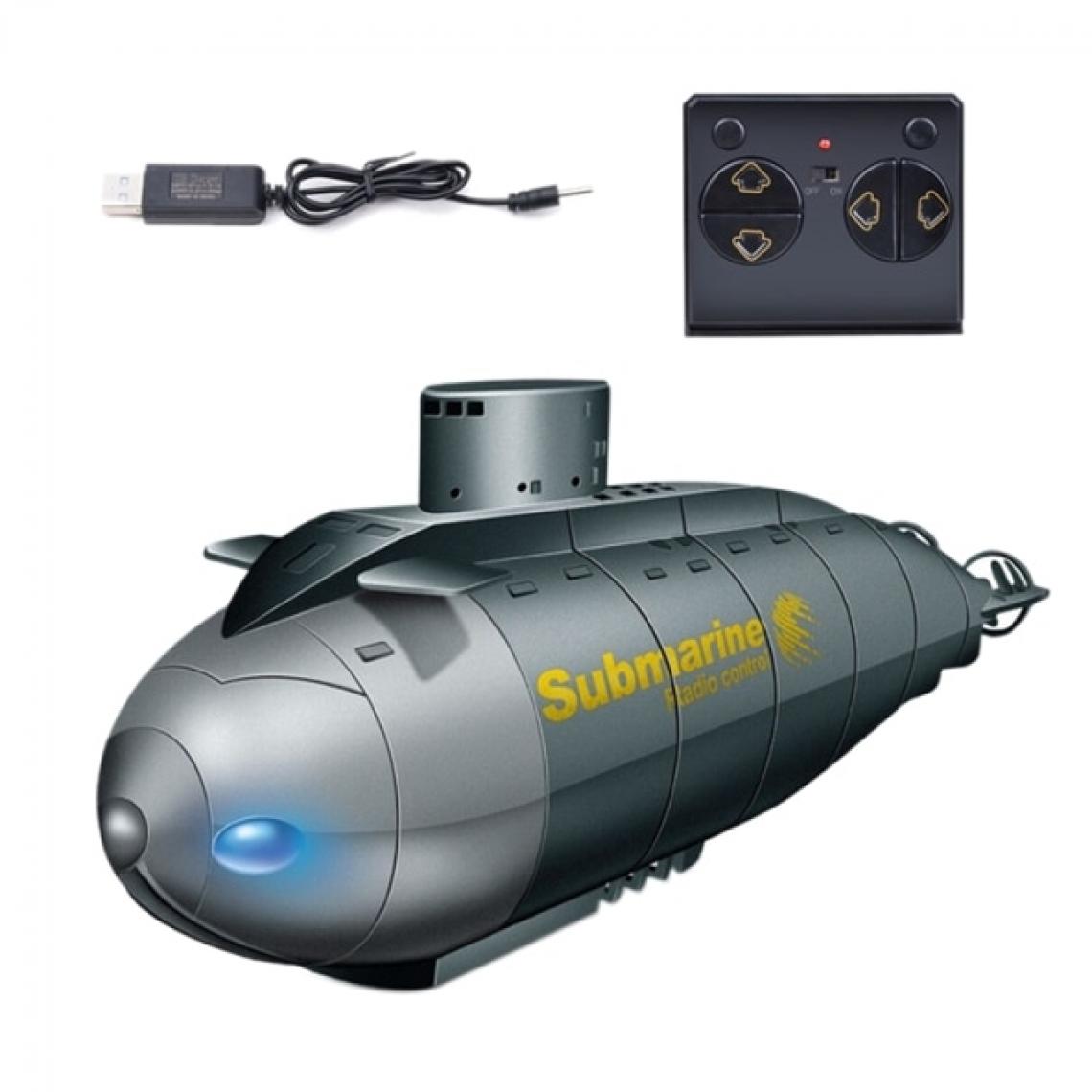 Universal - 6 canaux RC sous-marin modèle mini vitesse dans l'eau bateau télécommandé simulation cadeau jouet enfant | RC sous-marin(Bleu) - Bateaux RC