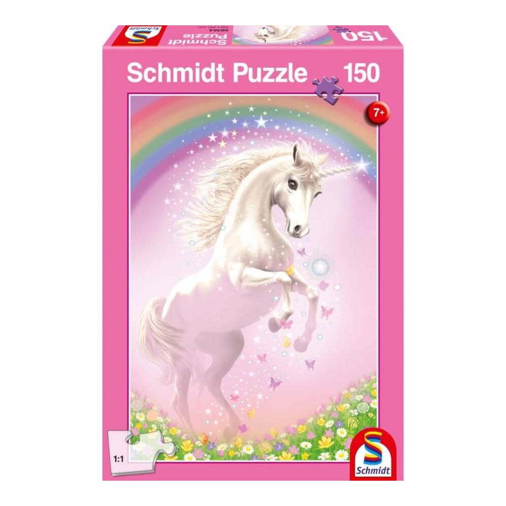 Schmidt - Puzzle 150 pièces : Licorne rose - Animaux
