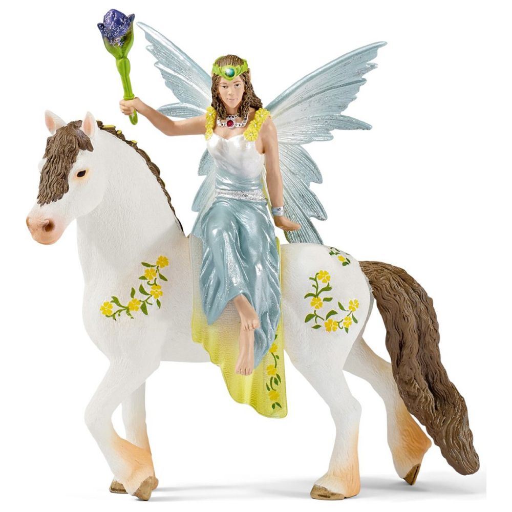Schleich - Figurine Eyela en habits de fête, à cheval - Heroïc Fantasy