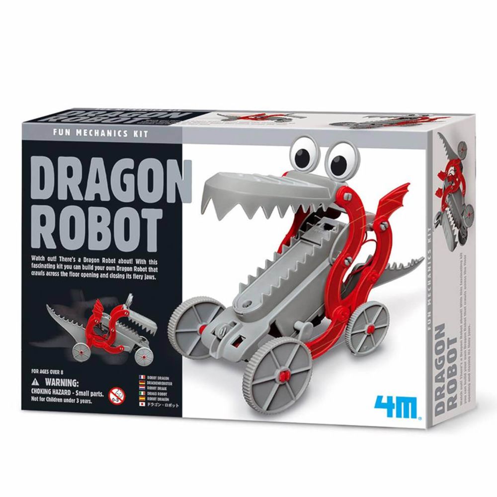 4M - Kidz Labs - Kit de fabrication KidzRobotix : Robot dragon - Kit d'expériences