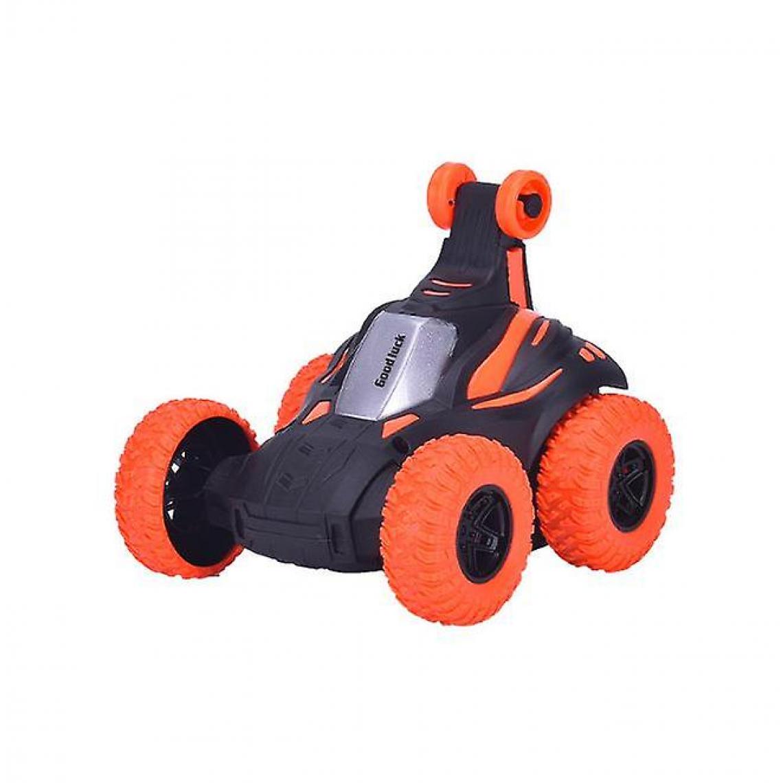 Universal - Voiture acrobatique à pied électrique pour enfants avec musique légère Voiture jouet tournante à 360 ° (orange) - Voitures