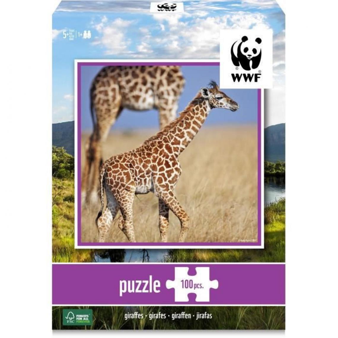 Cstore - WWF Puzzle 100 pièces Girafes - Animaux