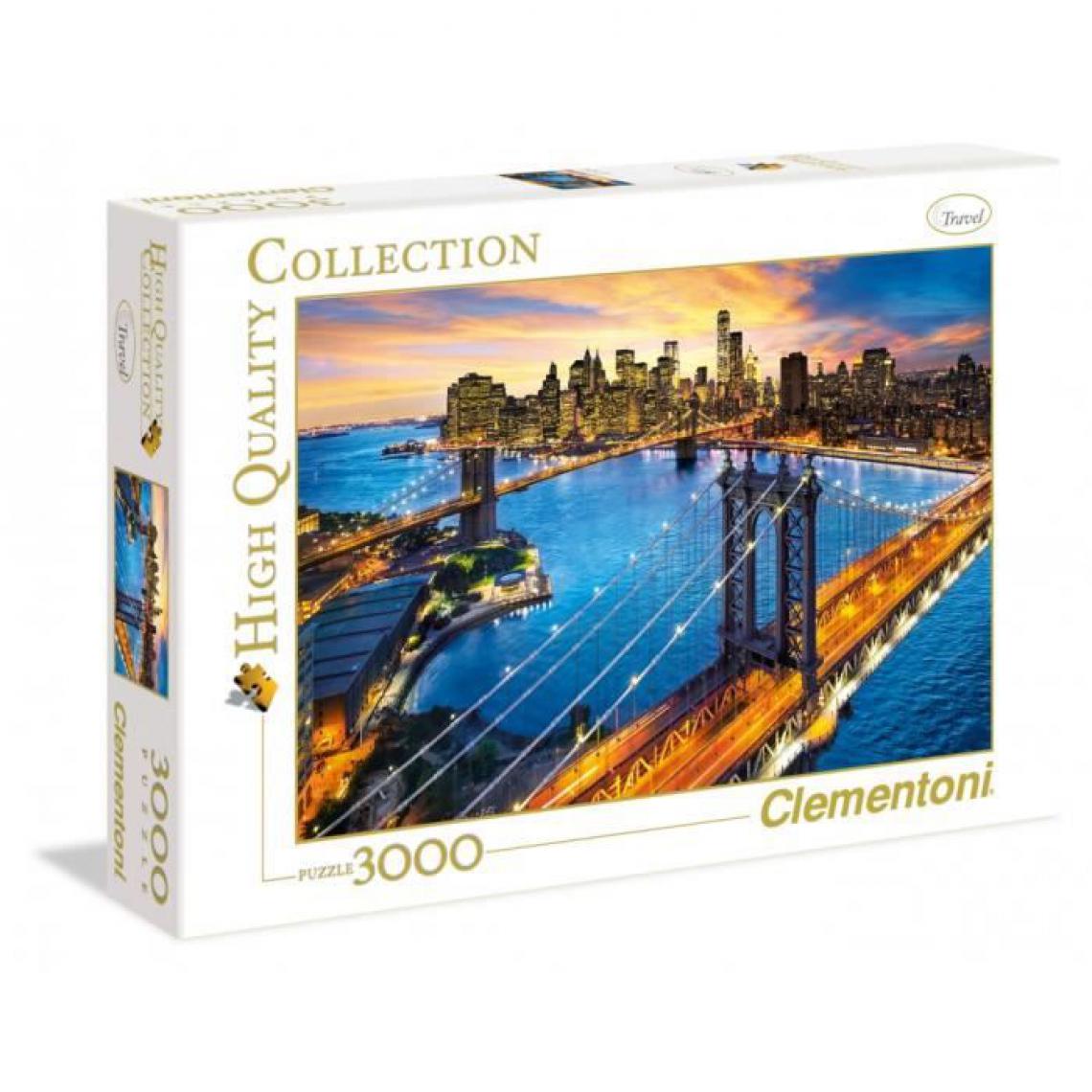Clementoni - CLEMENTONI - 33546 - 3000 pieces - New York - Animaux