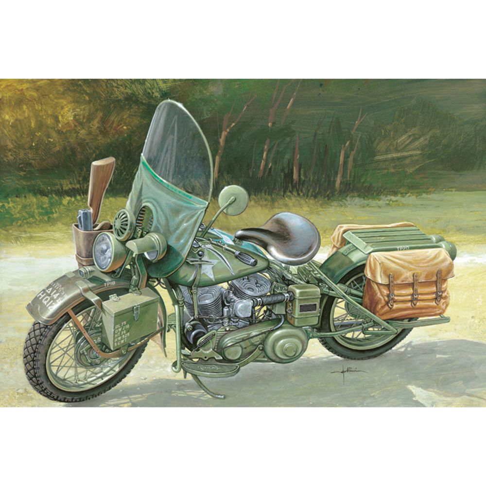 Italeri - Maquette moto militaire : WLA 750 - Voitures