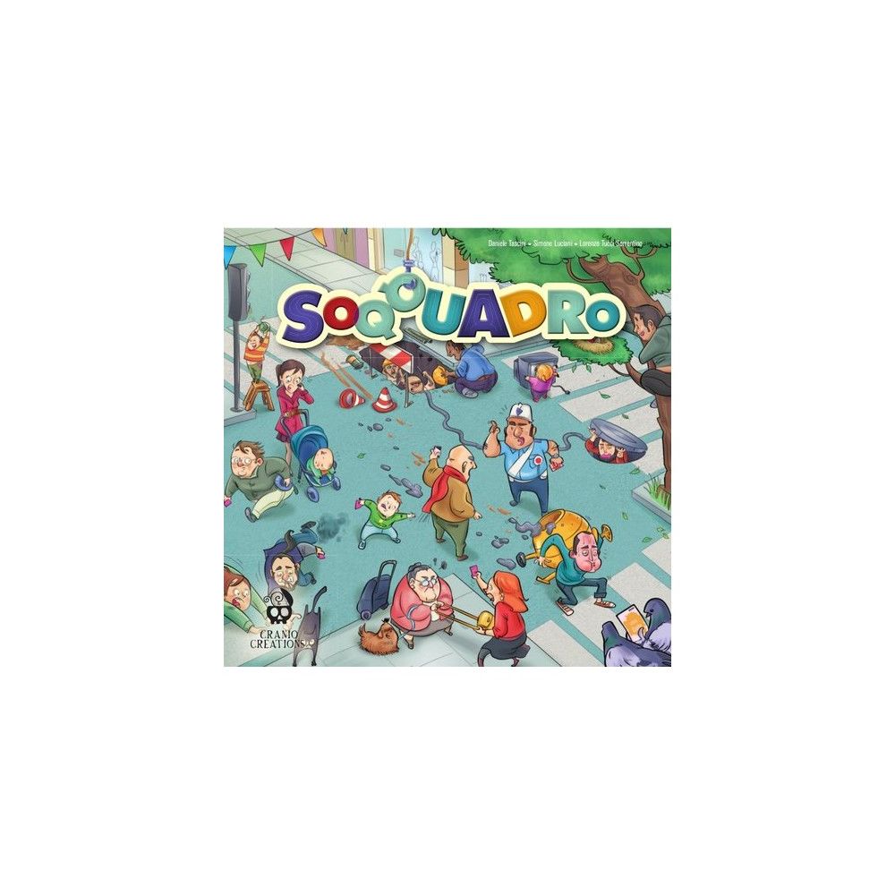 Cranio Creations - Jeux de société - Soqquadro - Jeux de stratégie