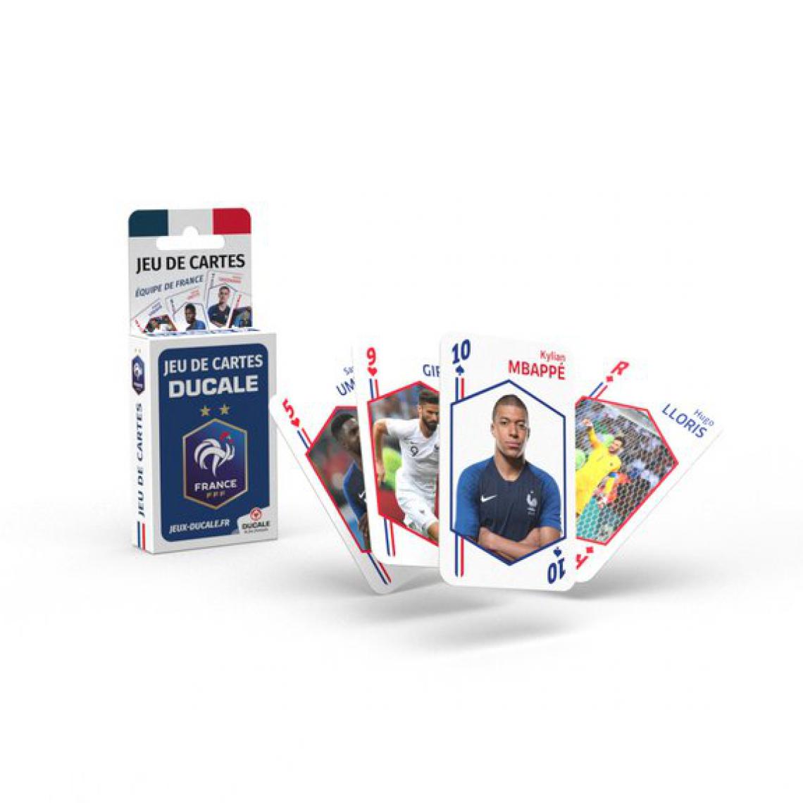 Ludendo - Jeu de 54 Cartes Ducale - équipe de France de football - Les grands classiques