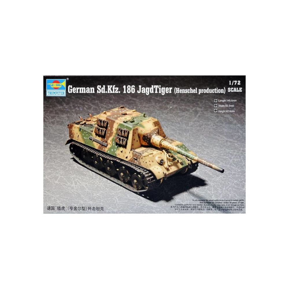 Trumpeter - Maquette Char Sd.kfz. 183 Jagdtiger (henschel Production) - Chars