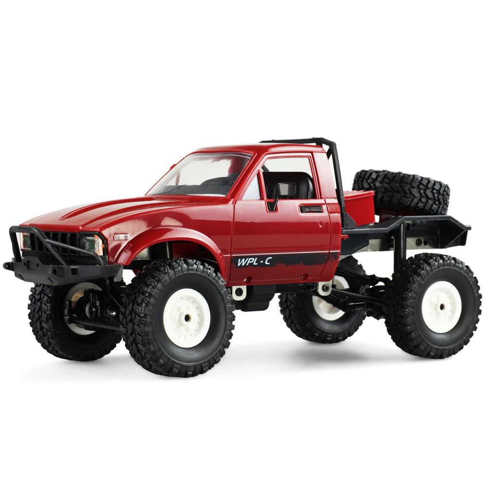 Amewi - Crawler 1/16e WPL-C14 Rouge RTR - Voitures RC