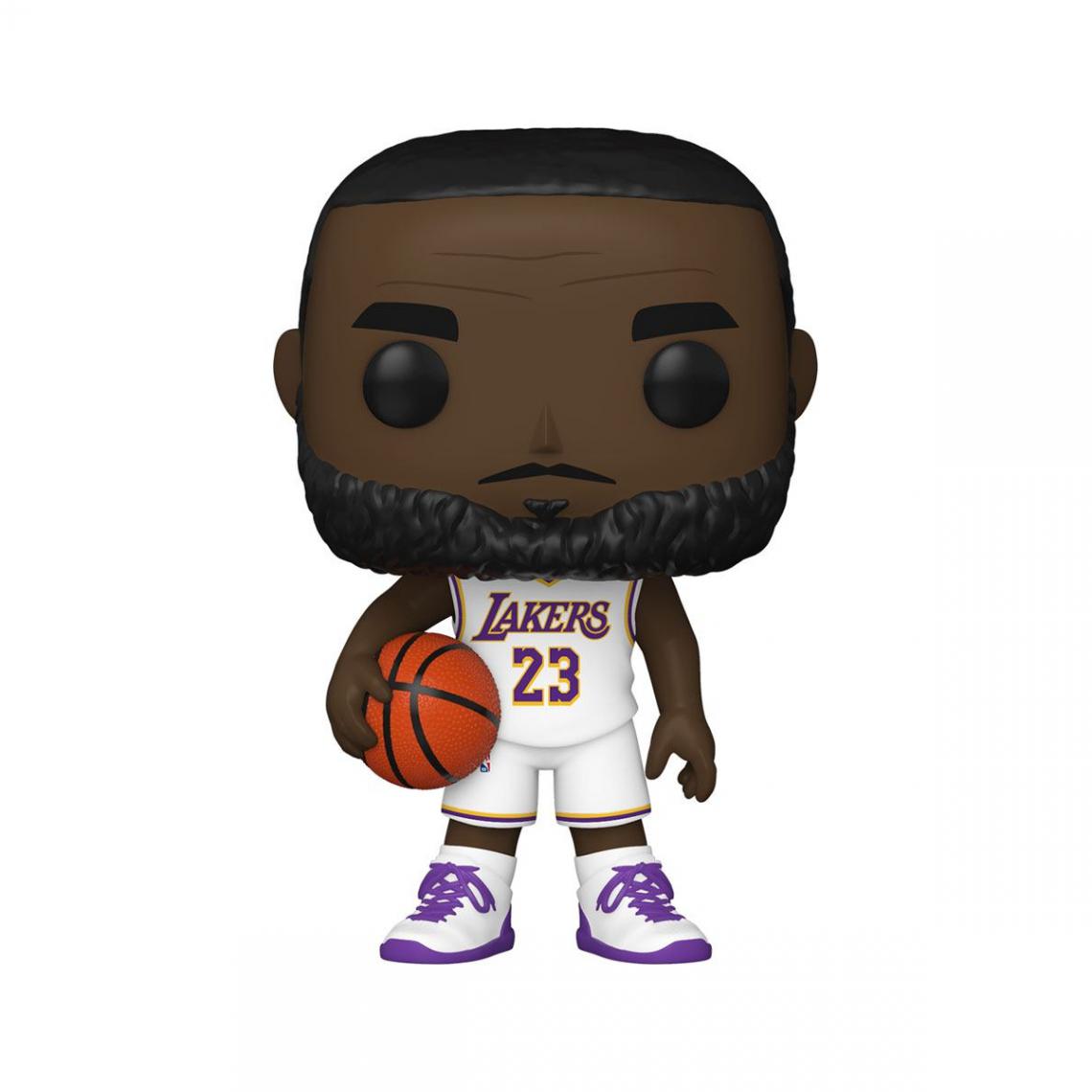 Funko - NBA - Figurine POP! LeBron James (LA Lakers) 9 cm - Mangas