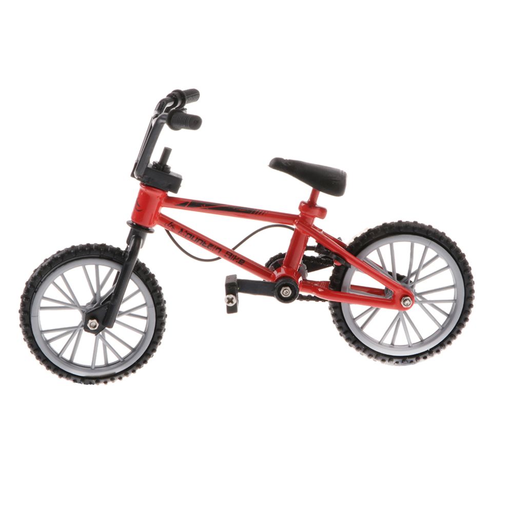 marque generique - doigt vélo mini simulation vélo modèle enfants jouet créatif cadeau - rouge - Motos