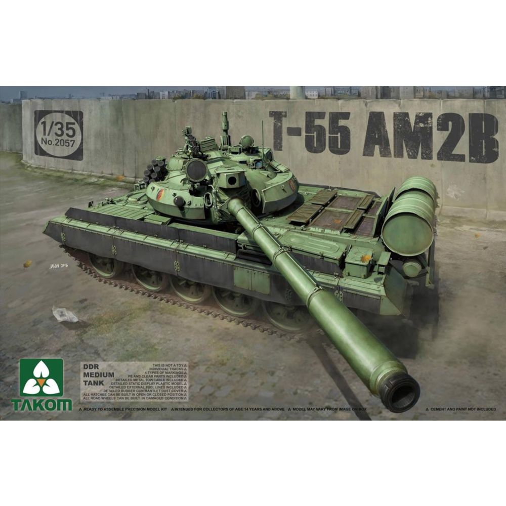 Takom - Maquette char d'assaut : T-55 AM2B - Chars