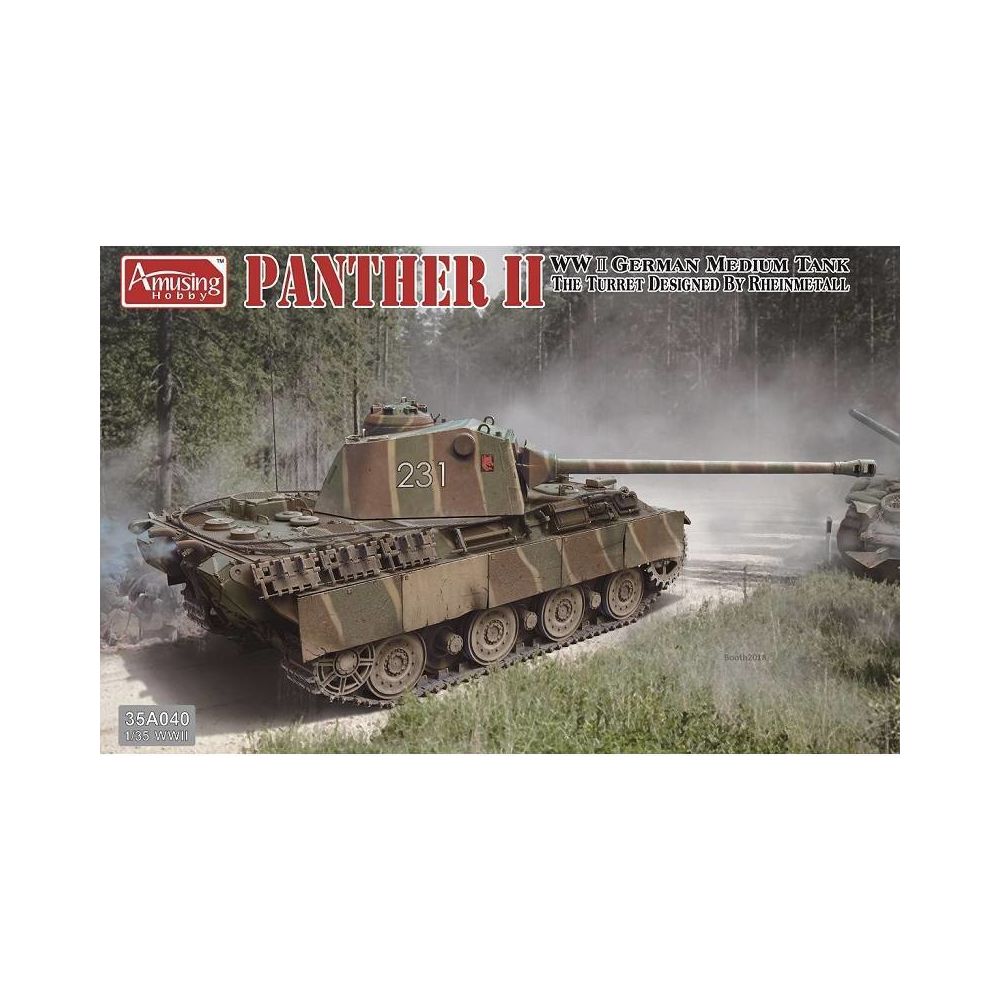 Amusing Hobby - Maquette Char Panther Ii Rheinmetall Turret - Chars