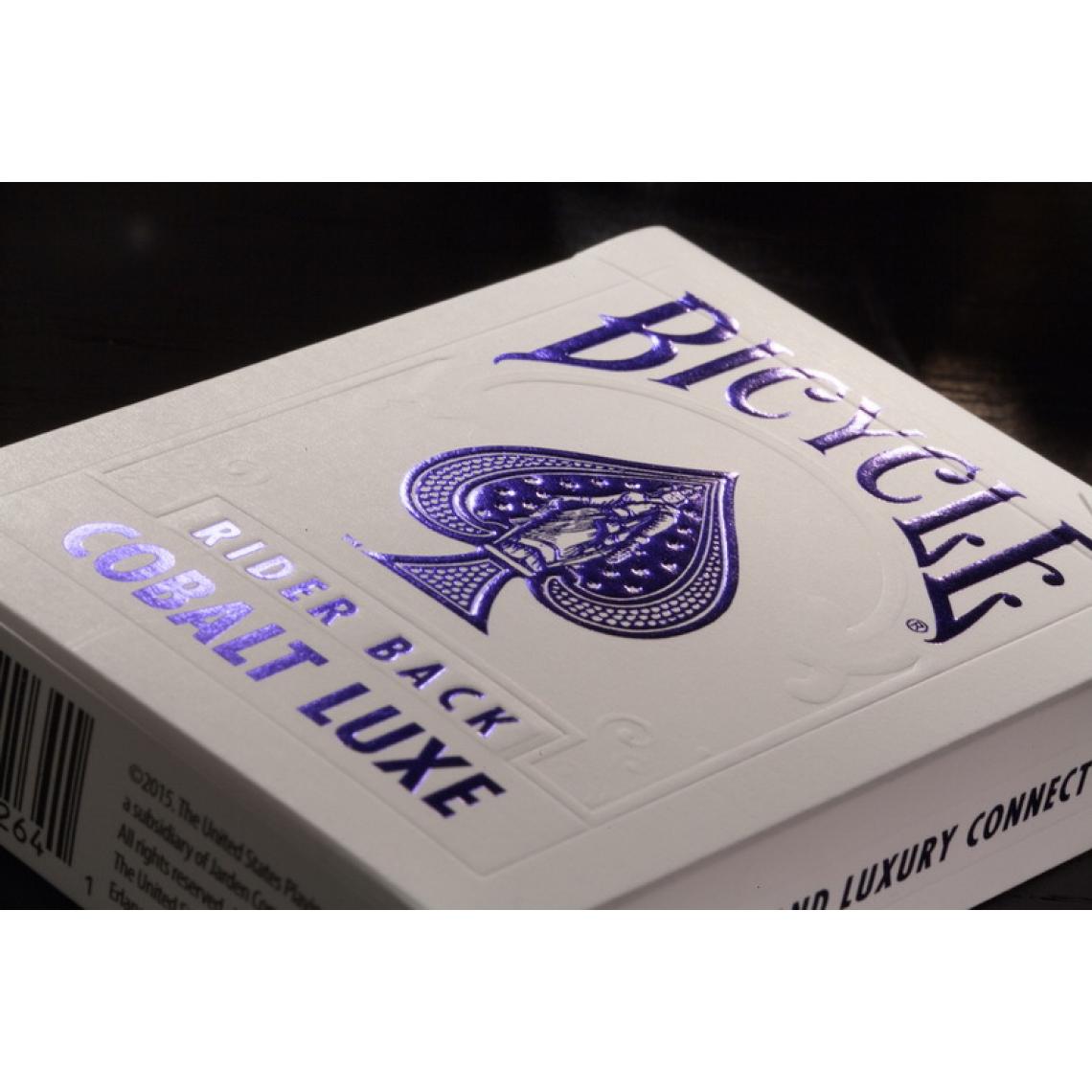 Universal - 1 Pièce Cycliste de pont Derrière Doré Crimson Luxury Poker Cards Luxury Normal Standard Deck Magic Cards Magic Tricks Accessoires | Cycliste Retour | Deck Magic Magic(Bleu) - Jeux de cartes