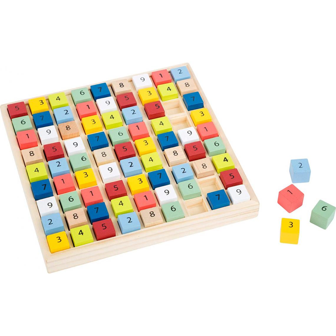 Small Foot - Sudoku coloré "Educate" en bois - Jeux d'adresse