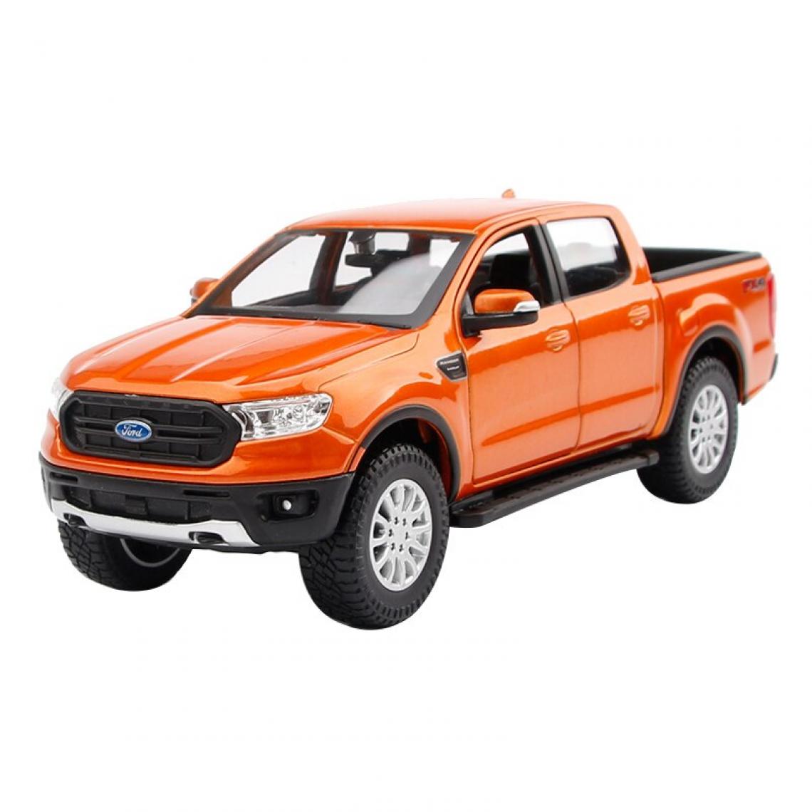 Universal - 1: 27 Ford Ranger hautement détaillé moulé sous pression modèle de précision modèle de voiture collection cadeau | moulé sous pression voiture jouet (orange) - Voitures