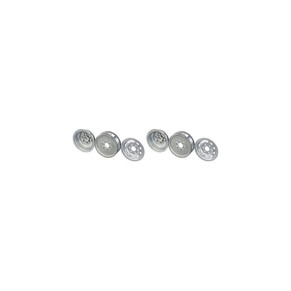 Gmade - Gmade 70172 19 SR02 Beadlock Wheels (2 Piece) Semigloss Silver - Accessoires et pièces