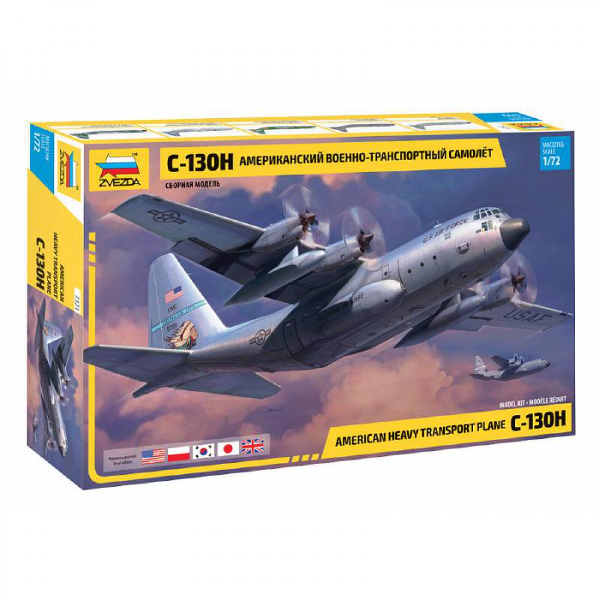 Zvezda - Maquette Avion American Heavy Transport Plane C-130h - Avions