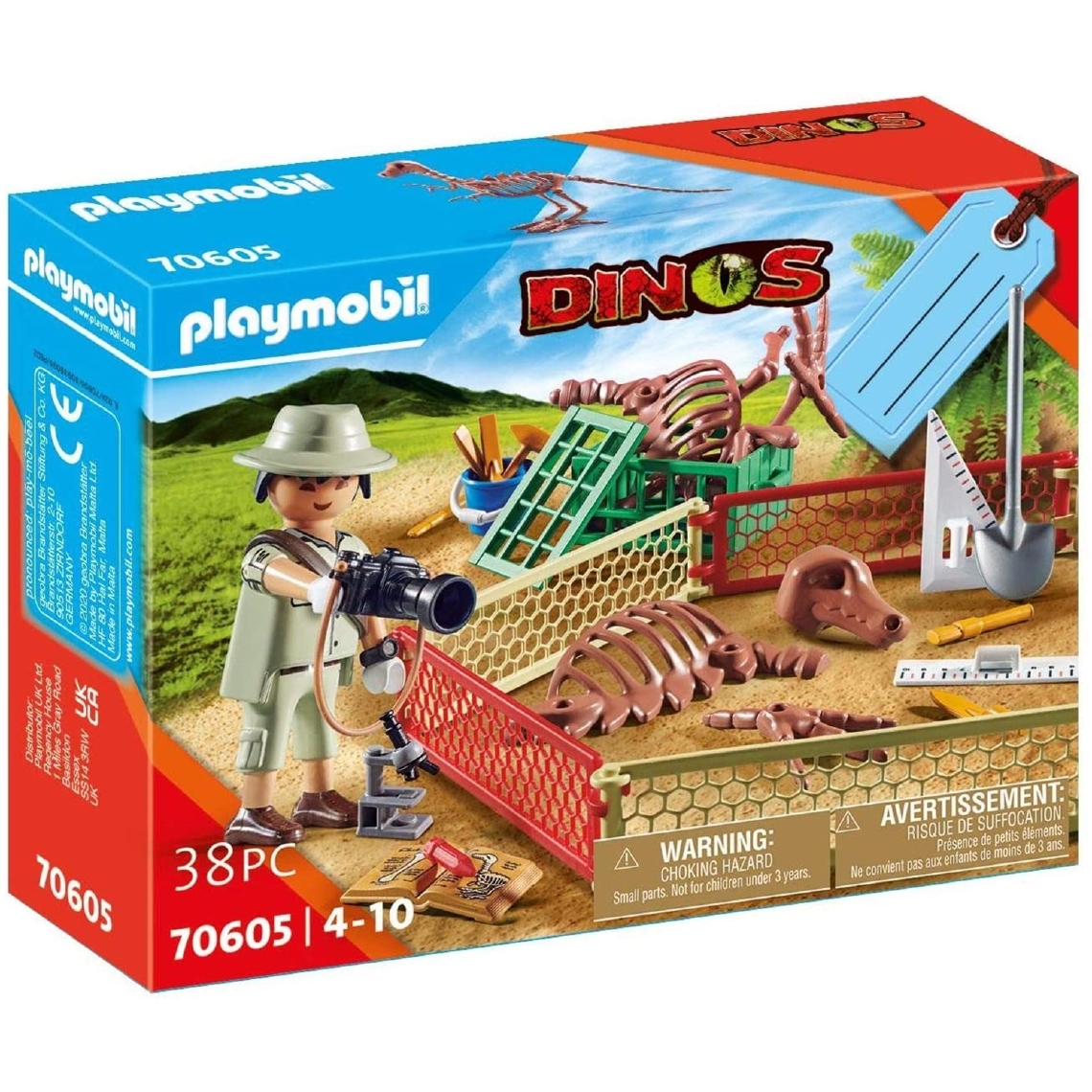 Playmobil - PLAYMOBIL 70605 - Dinos Paléontologue Coffret cadeau - Playmobil