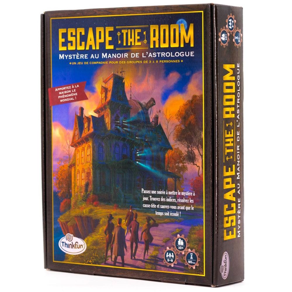 Think Fun - Escape the Room - Mystère au Manoir de l'astrologue - 76315 - Jeux de stratégie