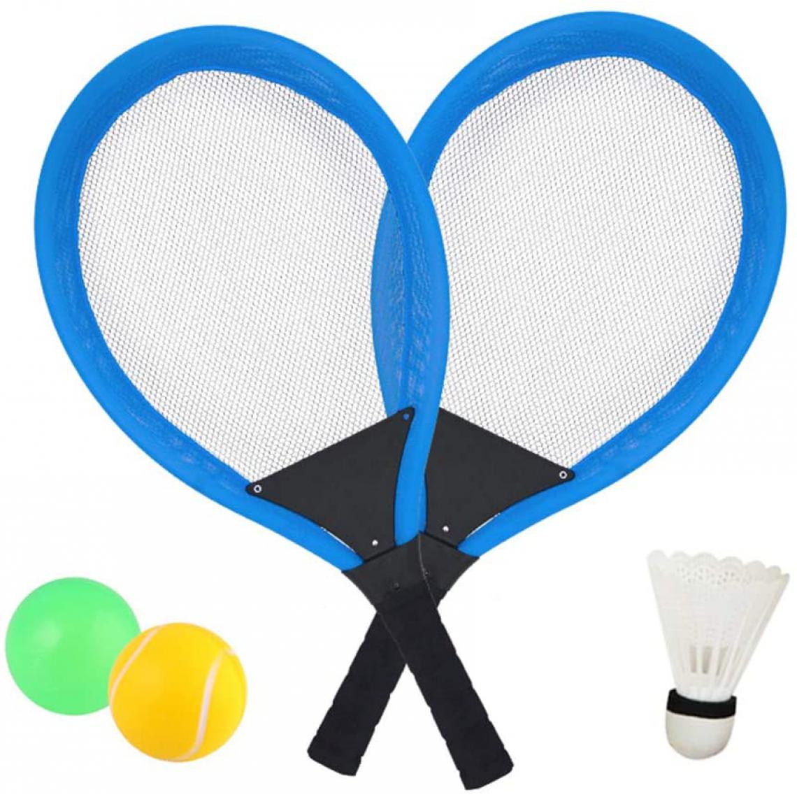 Dreamon - Jeu De Raquettes Tennis Badminton 3 in 1 bleu noir - Jeux de balles