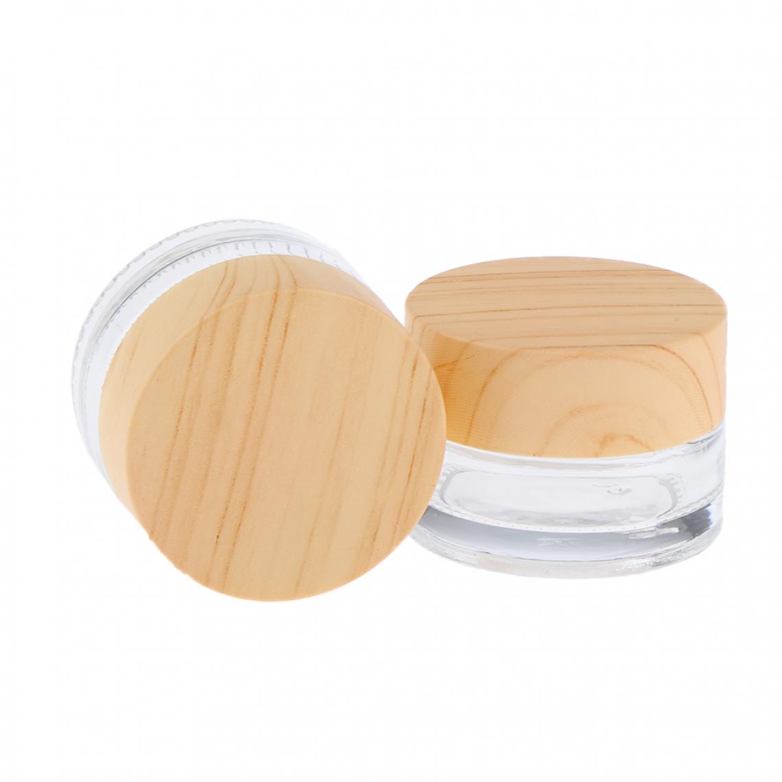 marque generique - 2 pots de maquillage vases cosmétiques vides Lotion crème Contenants de gel clair 50g - Maquillage et coiffure