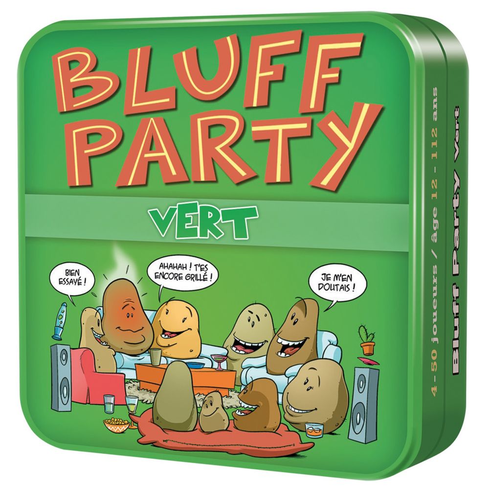 Asmodee - Bluff Party Vert : Nouvelle Édition - Jeux d'adresse