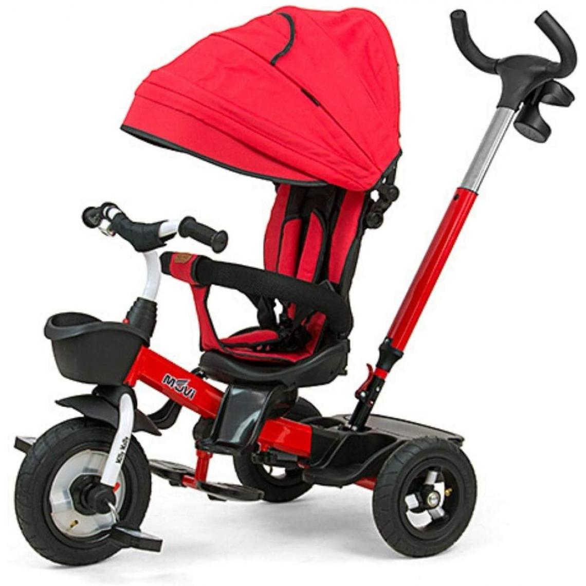 Milly Mally - Tricycle Movi Rouge pivotant - Tricycle