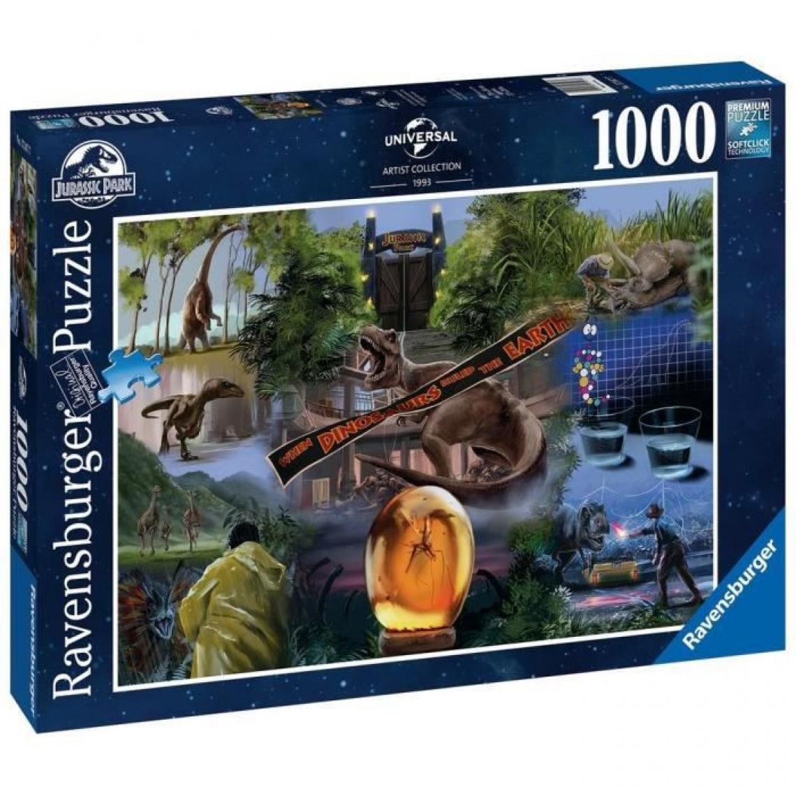 Ravensburger - Ravensburger - Puzzle 1000 pieces - Jurassic Park - Jeux d'adresse