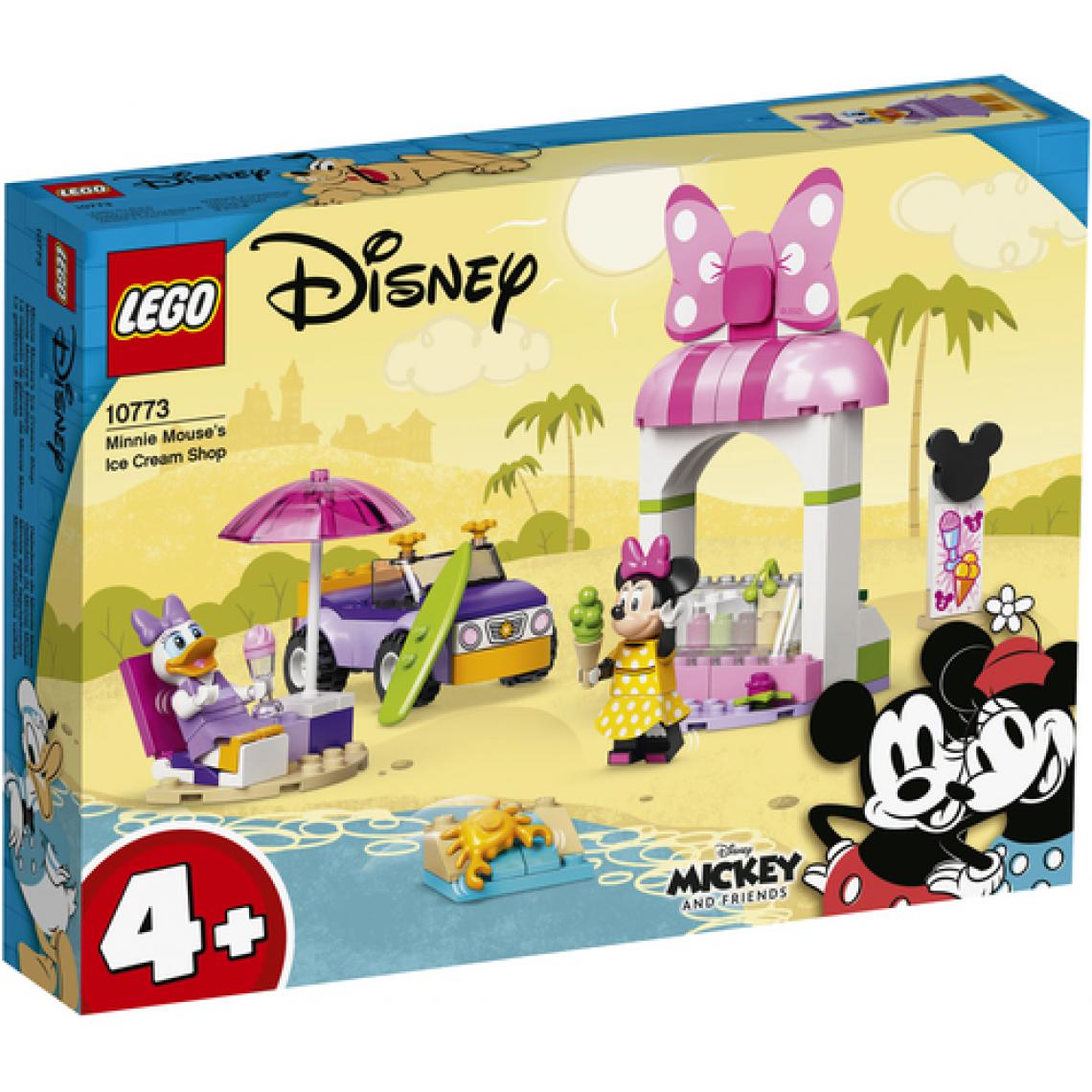 Ledvance - LEGO 10773 Disney Le magasin de glaces de Minnie Mouse Jouet Enfants 4+ ans avec Figurine Daisy - Briques Lego