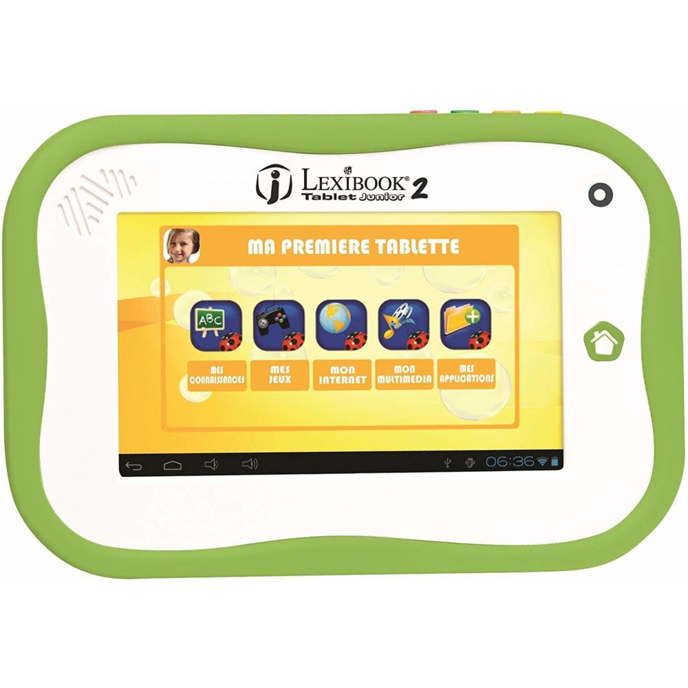 lexibook - LEXIBOOK- MFC280FR - Jeu Électronique - Tablet Junior 2 - 7 pouces - Version FR- Coloris aléatoire - Chevaux à bascule, porteurs