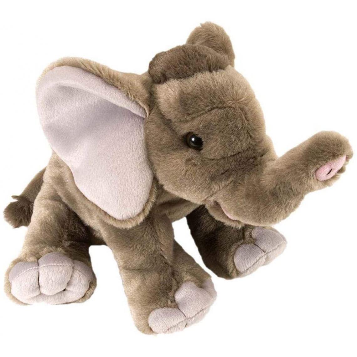 Wild Republic - peluche Éléphant Cuddlekins de 30 cm marron - Animaux