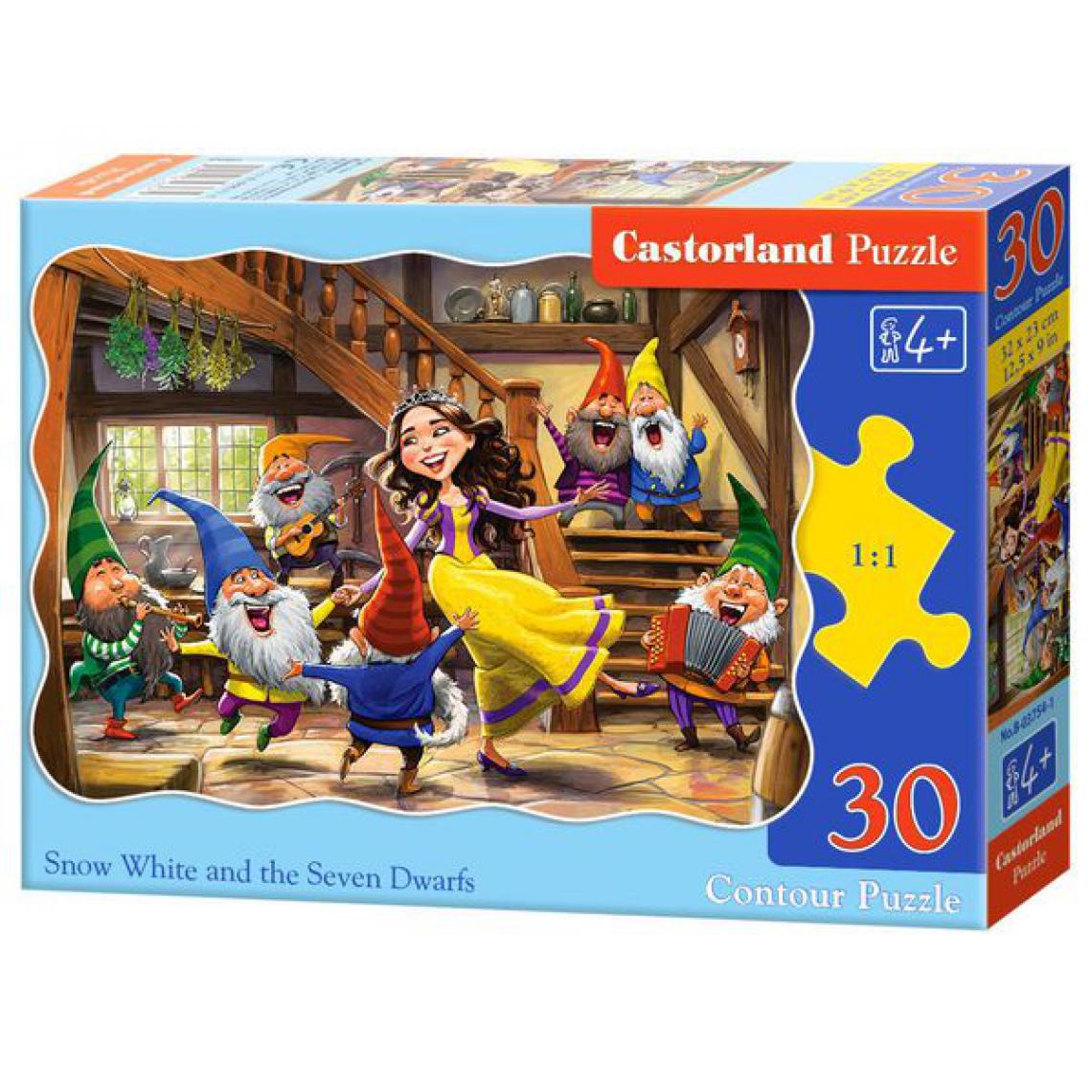 Castorland - Snow White and the Seven Dwarfs,Puzzle30 Teile- Castorland - Accessoires et pièces