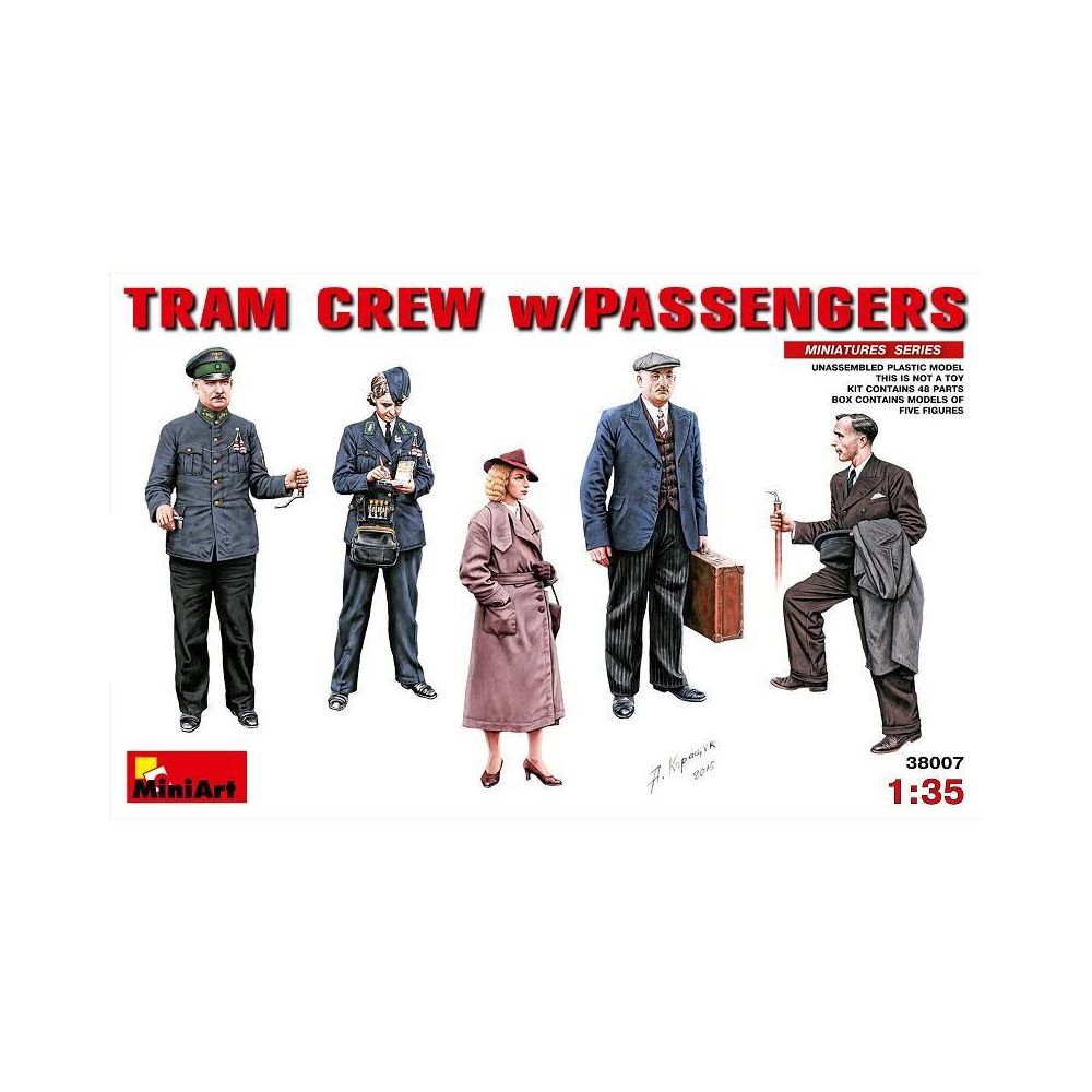 Mini Art - Figurine Mignature Tram Crew W/passengers - Figurines militaires