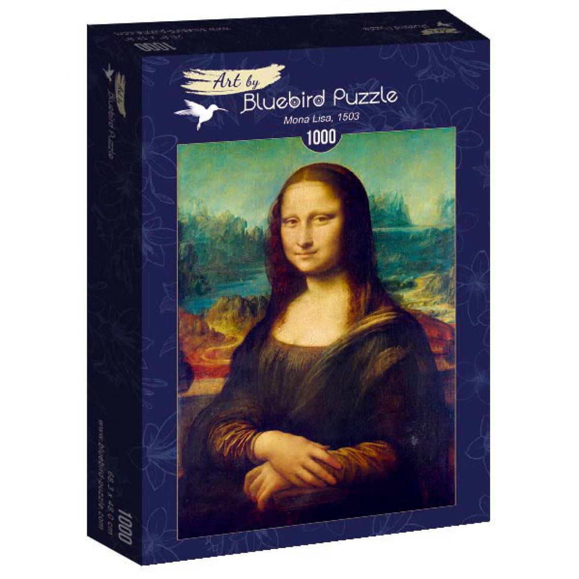 Bluebird - Puzzle Leonardo Da Vinci - Mona Lisa, 1503 - 1000 pieces - Animaux