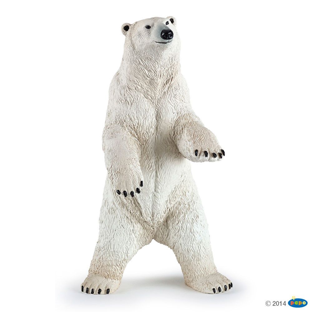 Papo - Figurine Ours Polaire Debout - Animaux