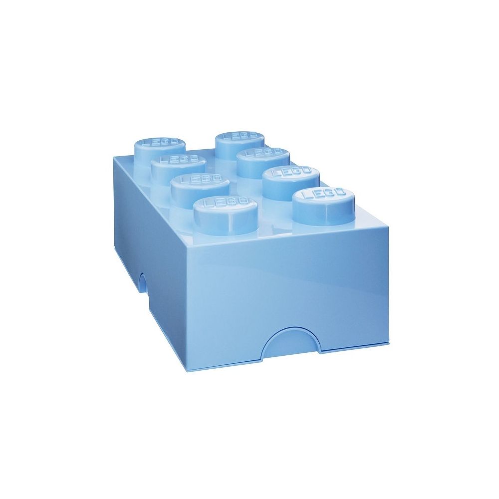 Lego - Lego 40041736 boite brique de rangement 8 plots bleu clair - Briques Lego