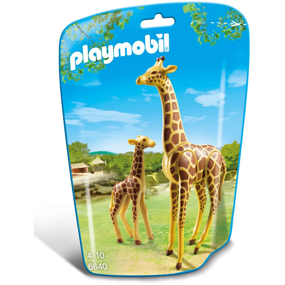 Playmobil - CITY LIFE - Girafe et girafon - 6640 - Playmobil