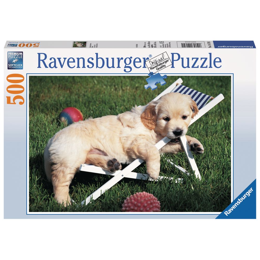 Ravensburger - Puzzle 500 pièces - Golden Retriever - Animaux