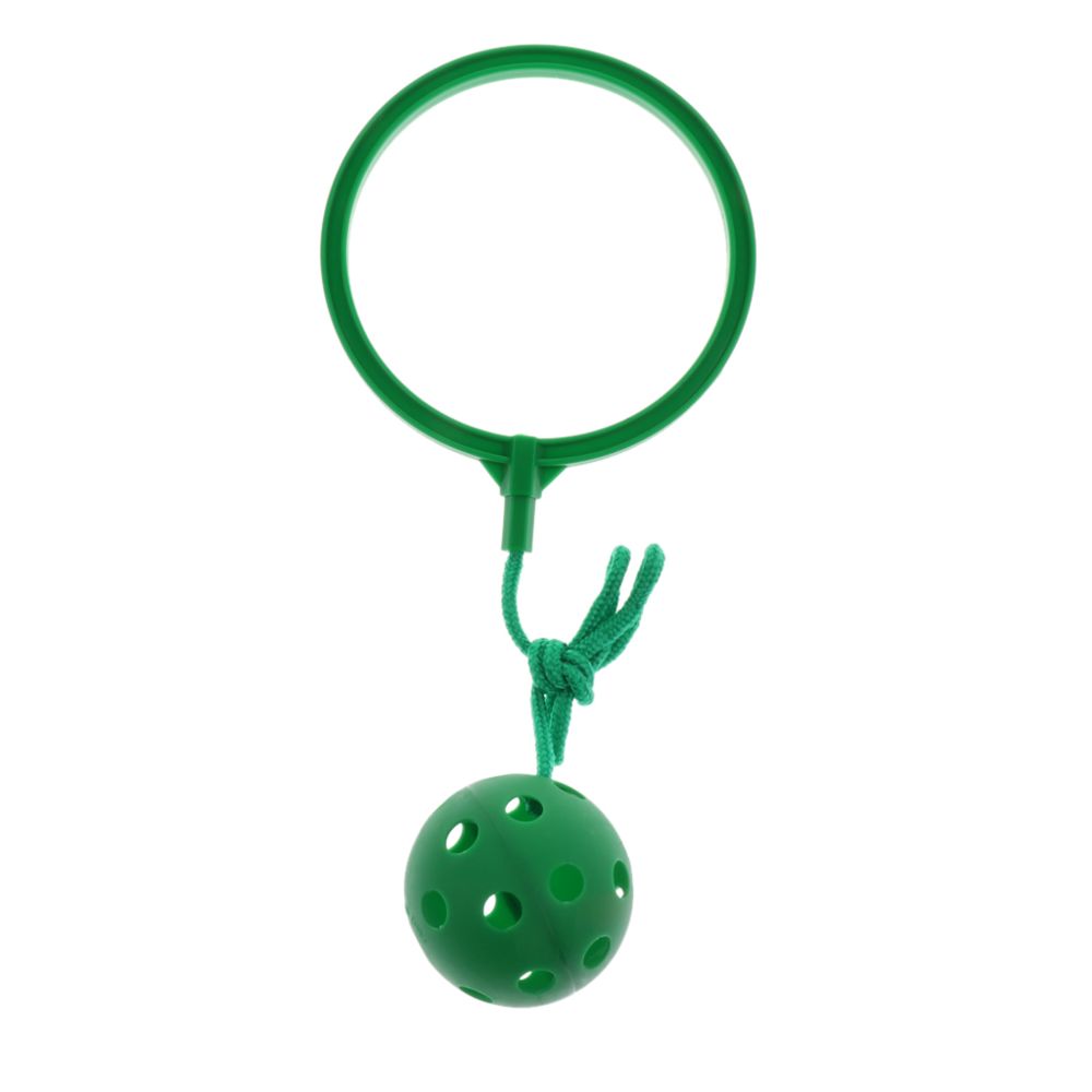 marque generique - sauter balle exercice de plein air fitness jouet cheville anneau swing ball pour les enfants vert - Jeux éducatifs