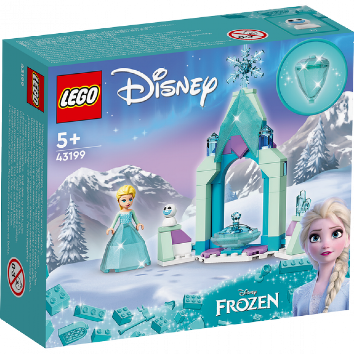 Ludendo - La cour du château d’Elsa LEGO Disney Princesses 43199 - Briques et blocs