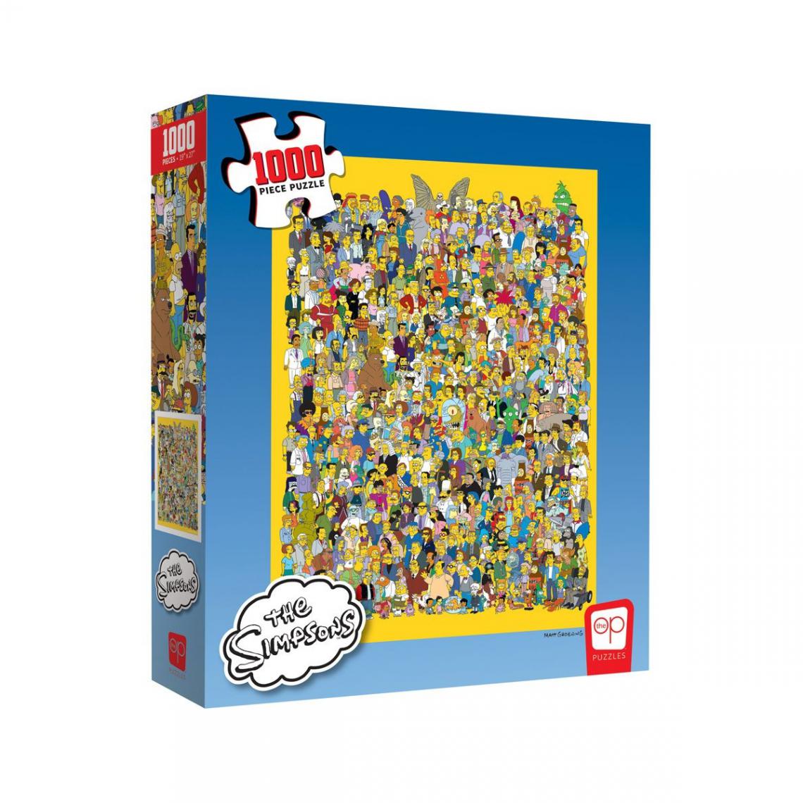 Usaopoly - Simpsons - Puzzle Cast of Thousands (1000 pièces) - Puzzles 3D