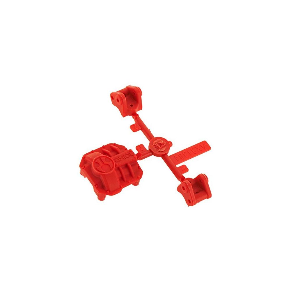 Axial - AXIAL AX31384 AR44 Differential Cover/Link Mounts Red - Accessoires et pièces
