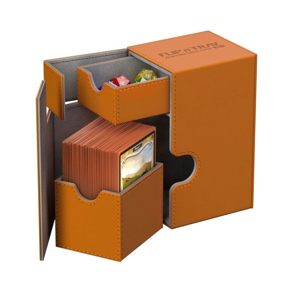 Ultimate Guard - Ultimate Guard - Flip'n'Tray Deck Case 80+ taille standard XenoSkin Orange - Jeux de cartes