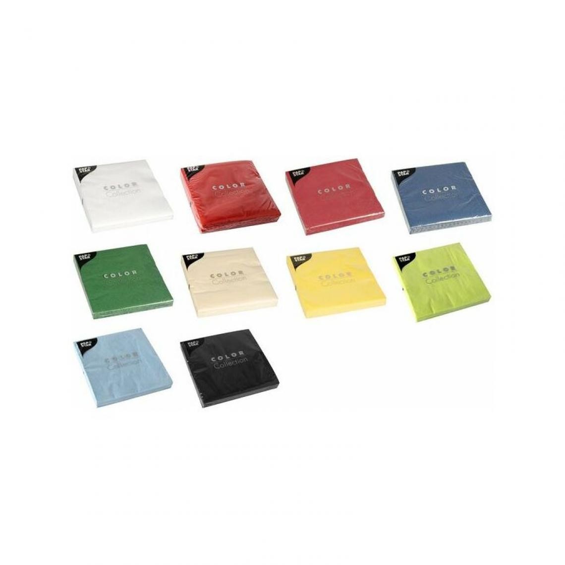 PAPSTAR - PAPSTAR Serviettes, 330 x 330 mm, 3 couches, rouge () - Kits créatifs