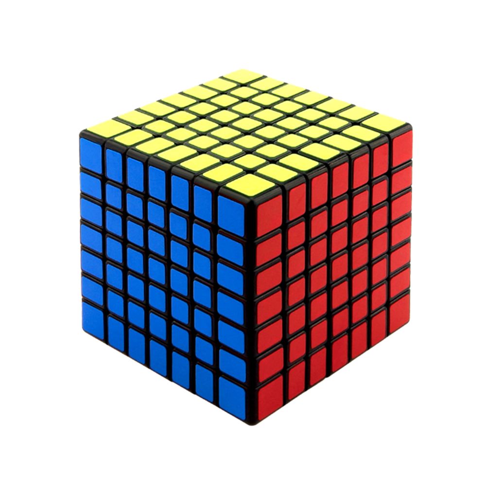 marque generique - 7x7x7 Magic Cube Twist Puzzle Casse-tête Vitesse Cube Intelligence Jouet Noir - Puzzles Enfants
