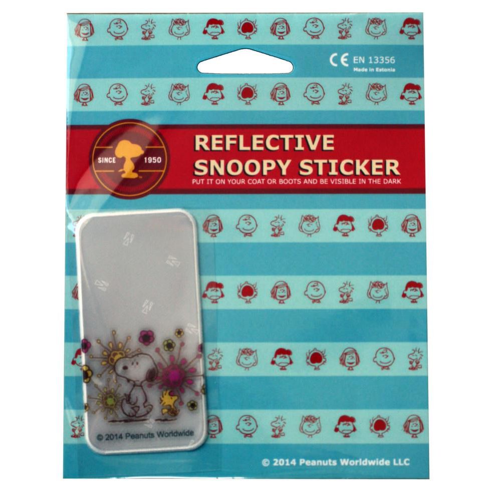 Softreflector - Sticker réfléchissant Snoopy Snoopy & Fleurs - Jeux de récréation